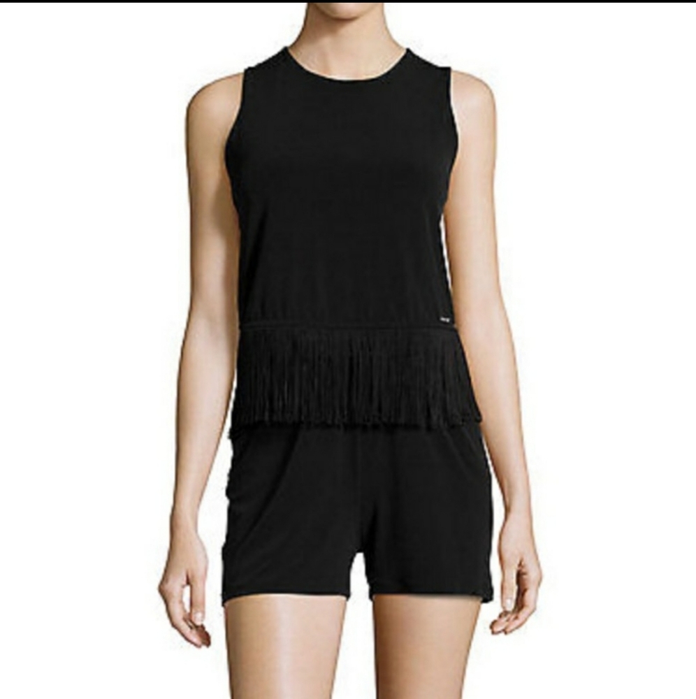 Michael Kors | Sleeveless Fringe Romper
